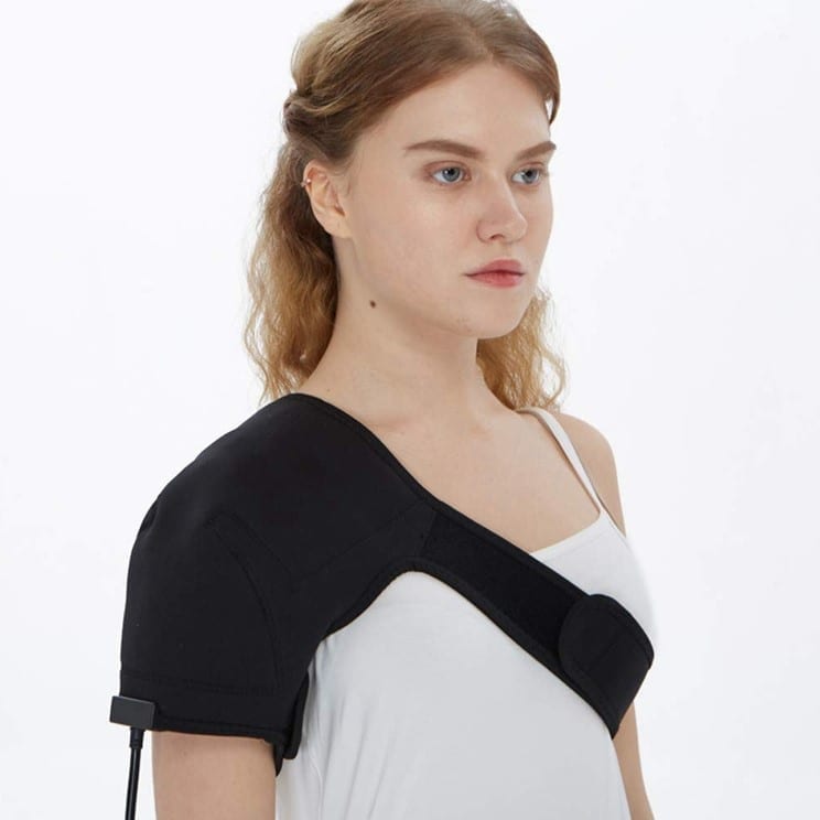 shoulder heat pad on girl front shoulder heat pad on girl front